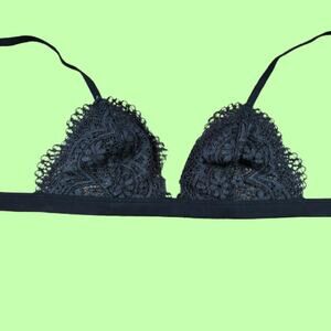 VICTORIA'S SECRET BLACK LACE BRALETTE